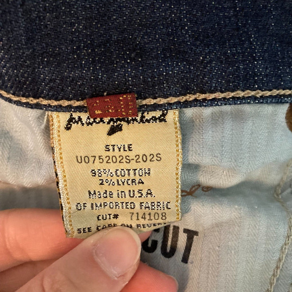 7 For All Mankind Jeans Womens Sz 27‎ Dark Blue Bootcut Flare Stretch Wide Leg - Picture 7 of 11